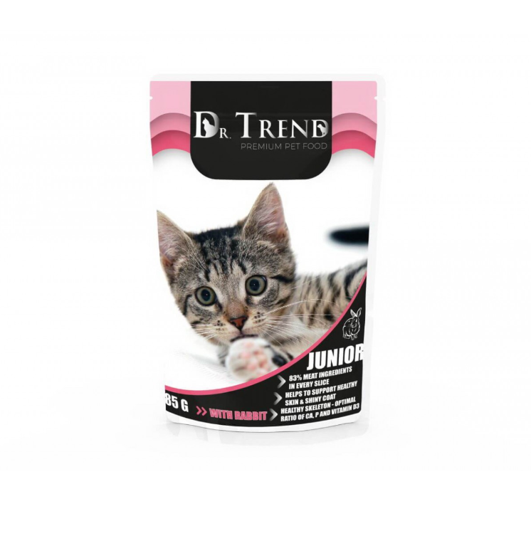 DR TREND паучове за бебета котки със заек 12х85гр