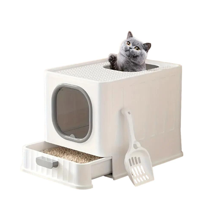 Котешка тоалетна с чекмедже