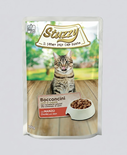 STUZZY пауч за котки с говеждо 100гр