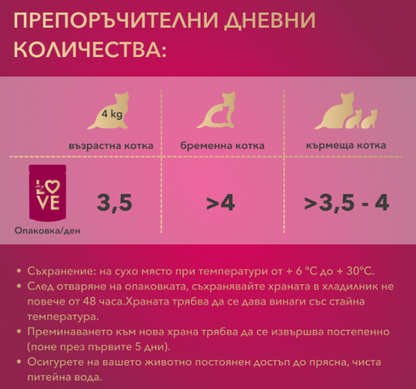 My LOVE пауч за котки в сос със заек и пуйка 85гр