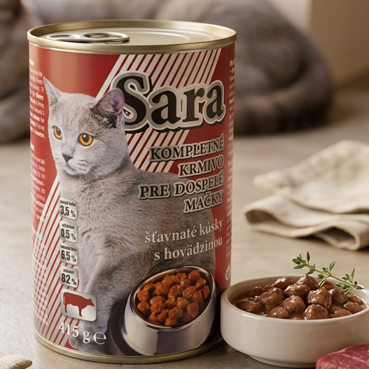 SARA консерва за котки 415гр