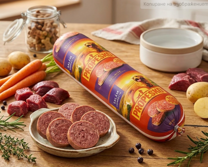 РROPESKO салам за куче с агнешко 1кг