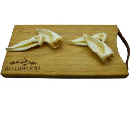 RIVERWOOD 140103 dried treats lamb ears with fur 100g