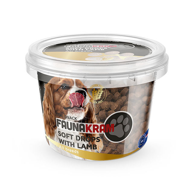 Faunakram Soft Drops with Lamb - Лакомства за кучета