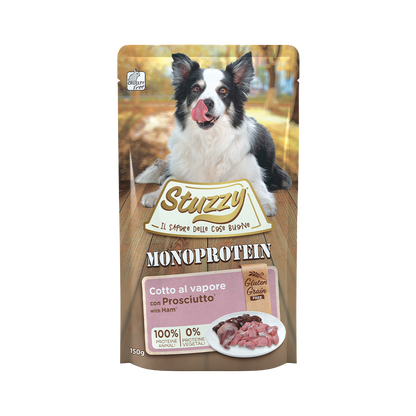 STUZZY пауч за кучета с прошуто 150гр