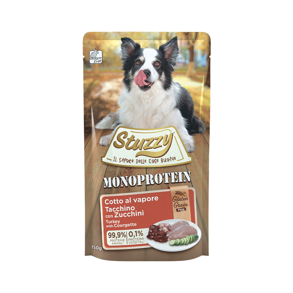 STUZZY пауч за кучета с пуйка 150гр