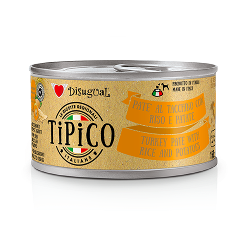 DISUGUAL TiPiCO-консерва пастет за кучета с пуйка, ориз и зеленчуци