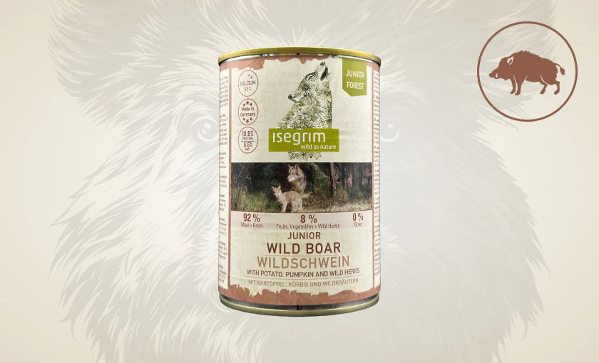 ISEGRIM куче джуниър глиган, картофи и тиква