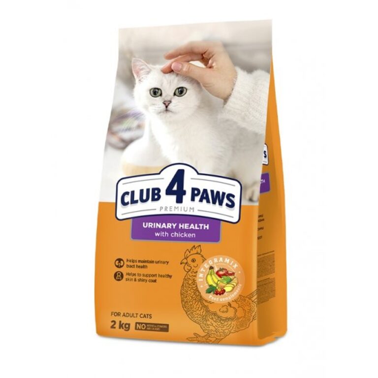 CLUB 4 PAWS Cat Adult Urinary с пиле 14кг