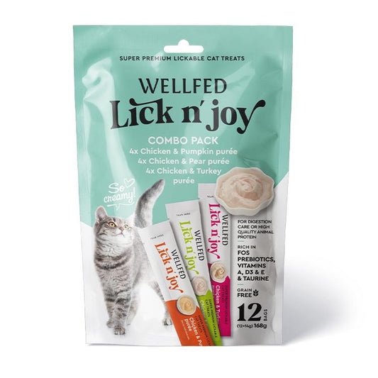 Pet Interest лакомства за котки (пюре) микс (12х14гр)