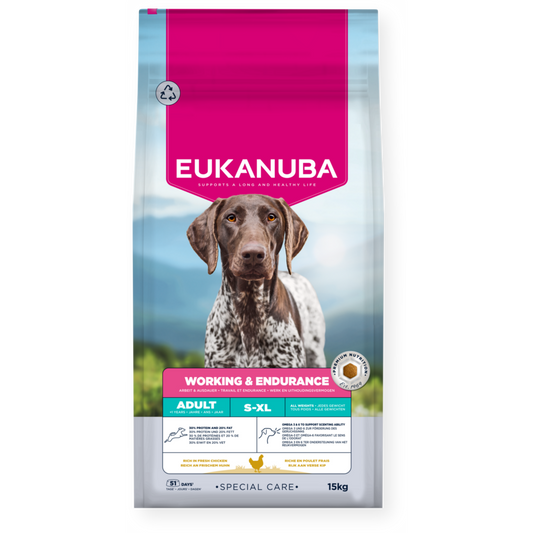 EUKANUBA DOG ADULT WORKING &amp; ENDURANCE