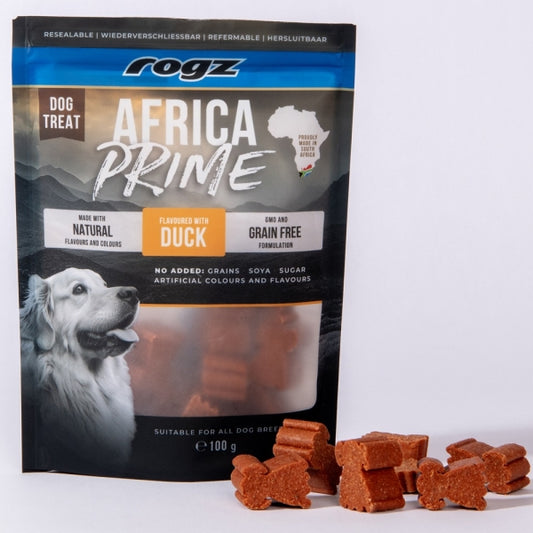 Rogz Africa Prime лакомства с патица 100гр
