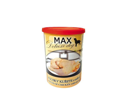 MAX Deluxe dog 100% месо 0.400гр
