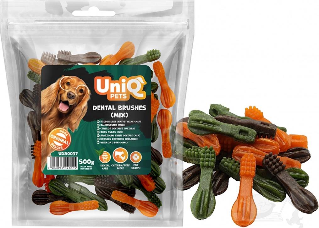 UNIQ PETS дентални четки (микс) 500 гр