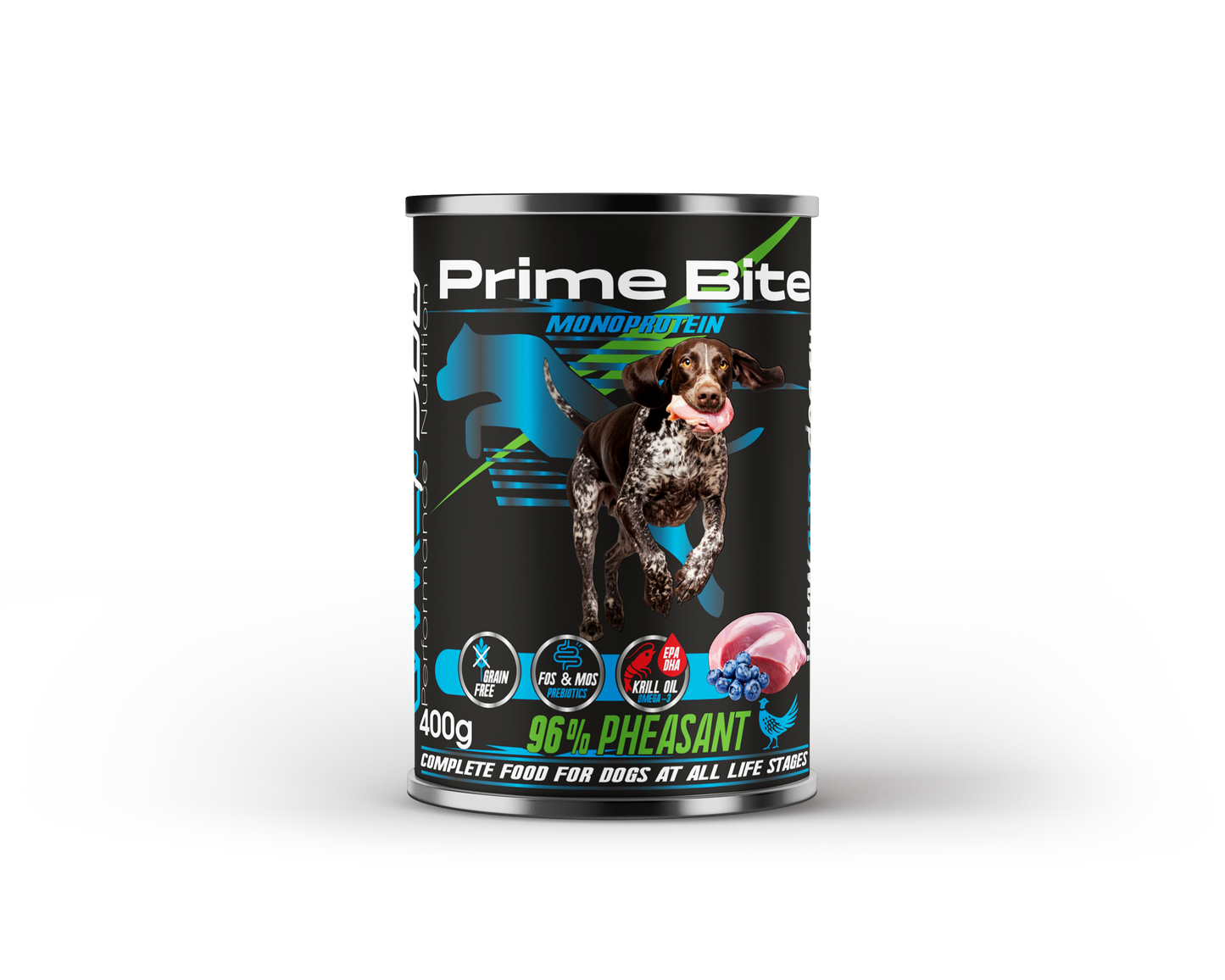 Prime Bite-консерва за куче с фазан и боровинки 400гр