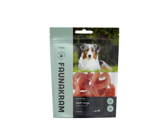 Faunakram меки пилешки пръстенчета 300гр