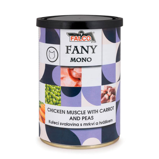 FANY MONO консерва за котки с пиле, моркови и грах 400гр