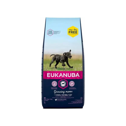 EUKANUBA PUPPY LARGE 15+3кг
