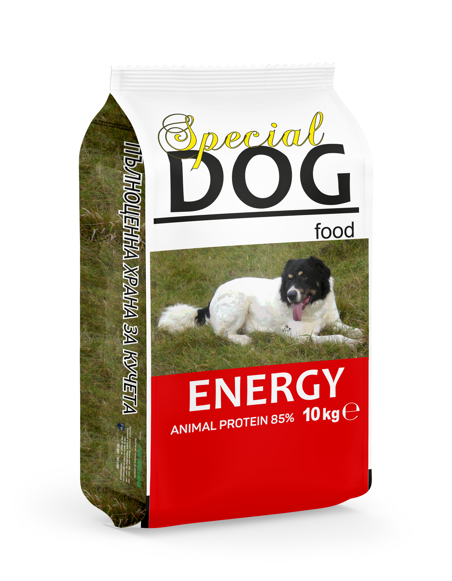 DOG FOOD Energy 10кг. За ловуващи и спортуващи кучета