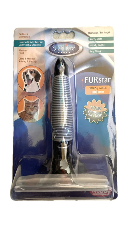 Гребен STARLINE FURstar Large 100 mm за късокосмести кучета и котки