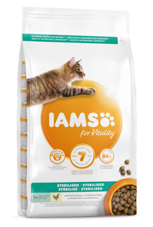 IAMS Sterilized за кастрирани с пилешко