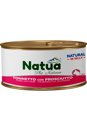 Natua котка Риба тон и прошуто в желе 85 гр