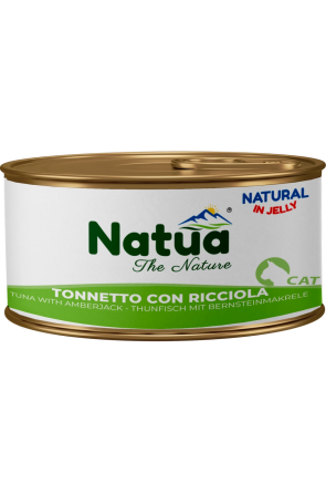 Natua котка Риба тон и жълта опашка в желе 85 гр