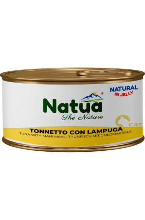 Natua котка Риба тон с махи махи в желе 85 гр NATUA