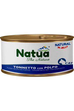 Natua котка Риба тон с октопод в желе 85 гр