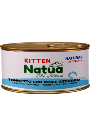Natua бебе коте Риба тон и сардини в желе 85 гр