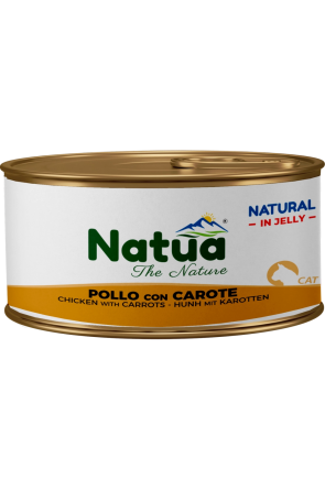 Natua котка Пиле и моркови в желе 85 гр
