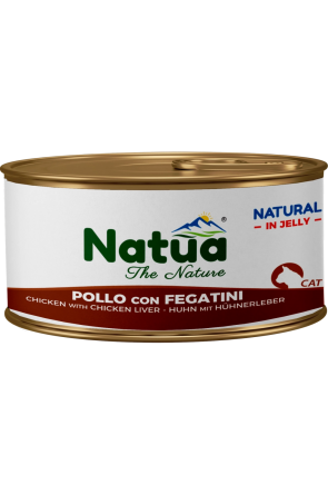 Natua котка Пиле с дроб в желе 85 гр