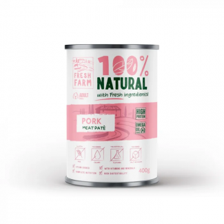 ФРЕШ ФАРМ куче фин пастет Свинско 0.400