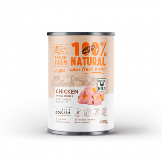 ФРЕШ ФАРМ куче гулаш Пиле, тиква и ябълка 0.400