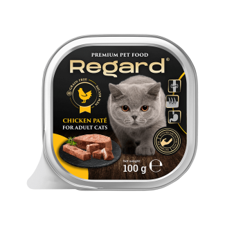 REGARD пастет за котки с Пиле 100гр