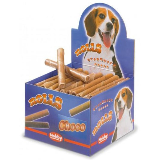 NOBBY лакомство StarSnack RollsChoco 12-13см/25гр/50бр