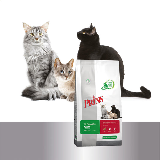 PRINS FIT SELECTION CAT MIX 32.7/10.5 с Пиле и Риба в отделни гранули 10 кг.