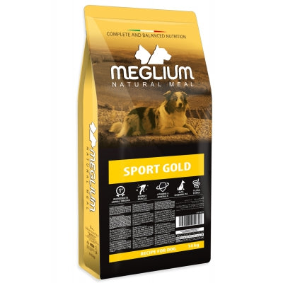 Meglium Adult Sport с пиле и говеждо 14кг