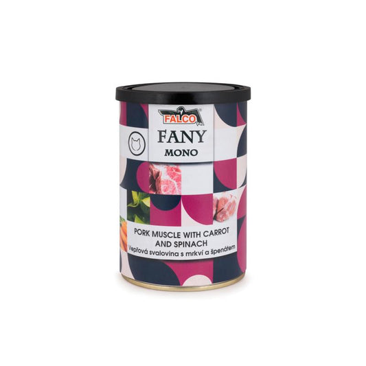 FANY MONO консерва за котки със свинско, моркови и спанак 400гр