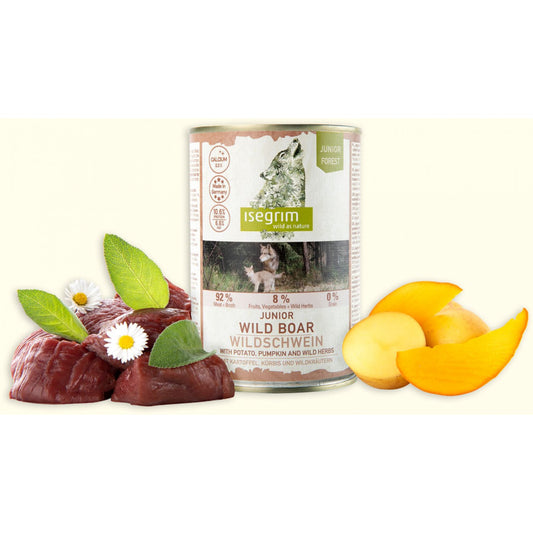 ISEGRIM dog junior boar, potatoes and pumpkin