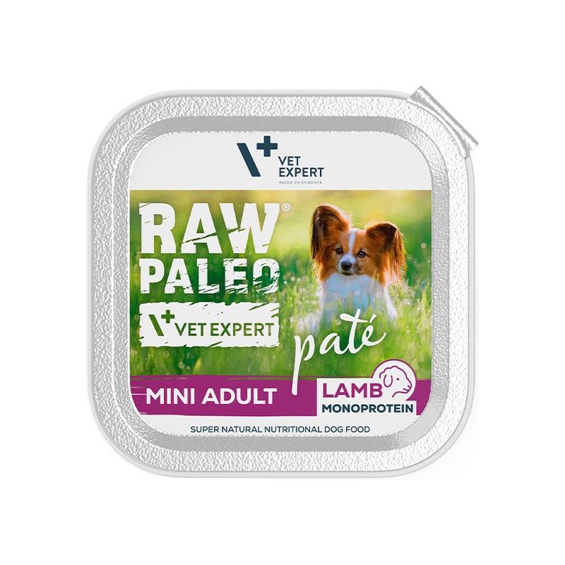 Raw Paleo Pate Mini Adult Lamb – пастет за зрели кучета от малки породи с агнешко месо