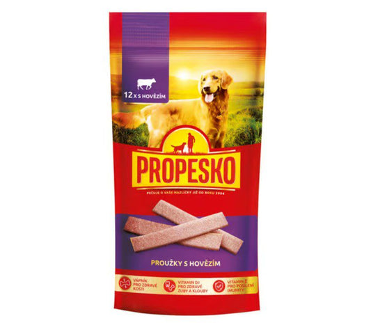 PROPESKO лакомства меки лентички с говеждо 12бр