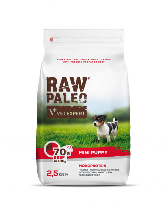 Raw Paleo Puppy Mini Beef