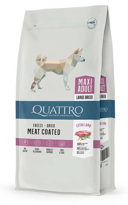 QUATTRO EXTRA LAMB for adult dogs of all breeds with lamb