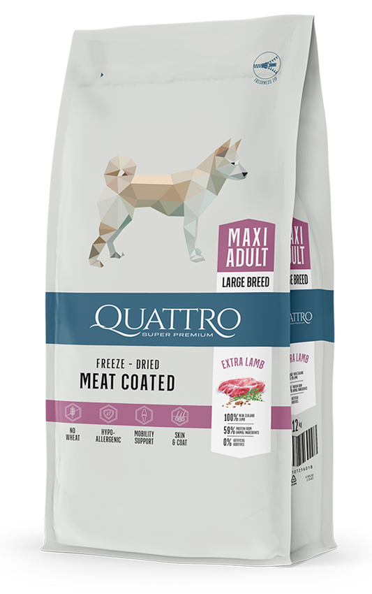 QUATTRO EXTRA LAMB for adult dogs of all breeds with lamb