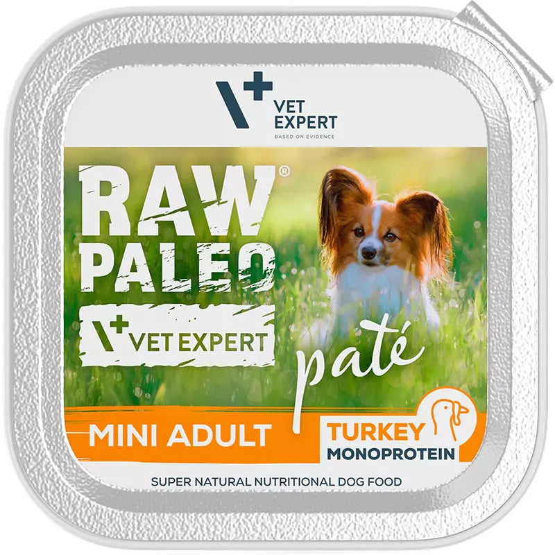 Raw Paleo Pate Mini Adult Turkey – пастет за зрели кучета от малки породи с пуешко месо