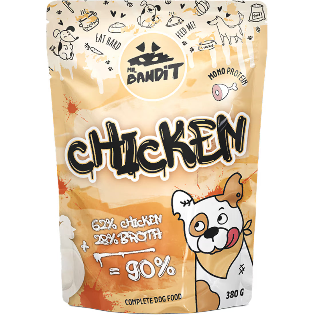 MR. BANDIT CHICKEN - Пауч за кучета с пилешко