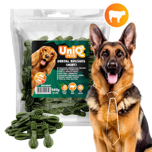 UNIQ PETS дентални четки с мента 7см 500гр