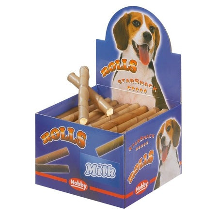 NOBBY лакомство StarSnack RollsMilk 12-13см/25гр/50бр
