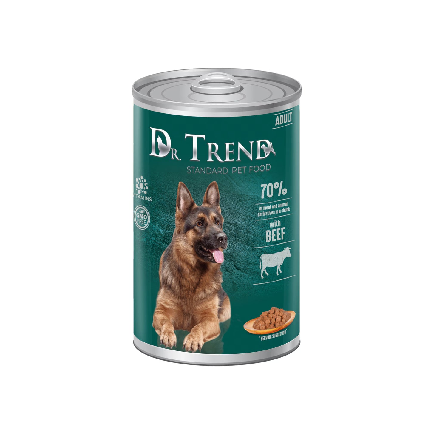 DR TREND консерва за кучета с говеждо 1250гр